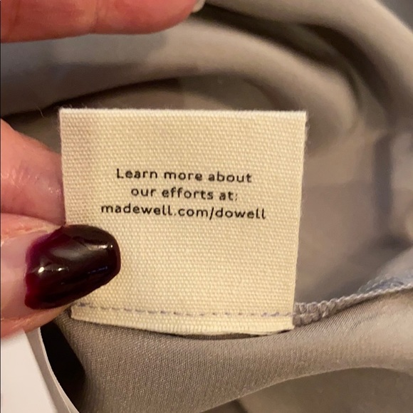 Madewell V-neck silk slip dress size 8 NWT - Picture 6 of 7